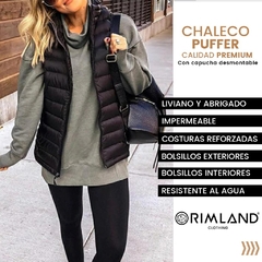 Chaleco Puffer Impermeable Mujer (PRE VENTA - Envío 14 días después de la compra) en internet