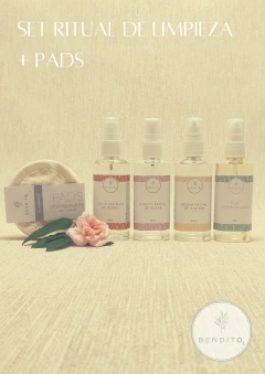 Set Ritual de limpieza + Pads Desmaquillantes (x3)