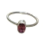 Anillo de plata 925 con piedra natural Turmalina facetada en internet