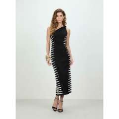 VESTIDO MIDI TRICOT ZEBRA - comprar online