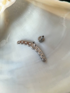 Cluster Titânio Zircônias (Piercing Orelha) - loja online