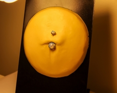 Imagem do Piercing Umbigo Banana Opalina Pedra Natural
