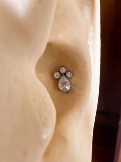 Labret Gota Zircônias (Piercing Orelha | Medusa) - comprar online