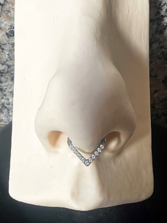 Argola Clicker Gota Cravejada (Septo | Daith)