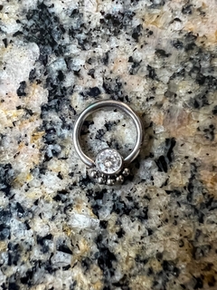 Argolas Captive Titânio Vários Modelos (8mm) - Galaxy Piercings