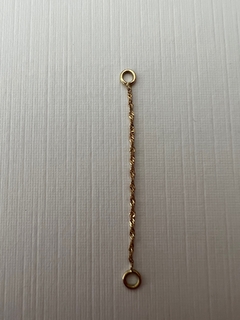Corrente Piercing Elo Singapura Ouro Amarelo 18k - loja online