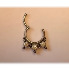 Argola Clicker Indiana Titânio (Daith | Septo) na internet