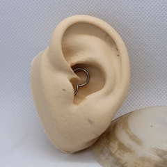 Argola Básica Clicker Titânio (Piercing Orelha | Septo)