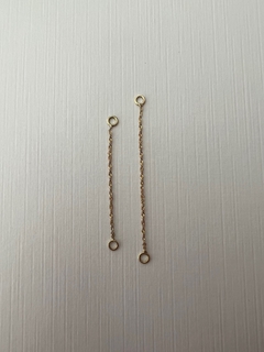 Corrente Piercing Elo Singapura Ouro Amarelo 18k - Galaxy Piercings