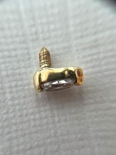 Piercing Ponto Luz Ouro Amarelo 18k Arven Joias - loja online