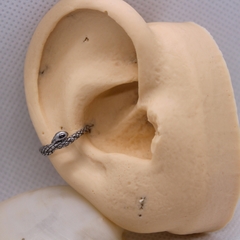 Argola Clicker Cobra Texturizada (Piercing Conch) - loja online