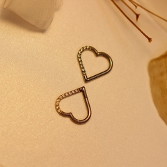 Clicker Coração Zircônia (Piercing Orelha | Daith) - loja online
