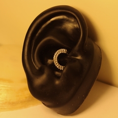 Argola Titânio Cravejada Dupla (Septo | Daith)