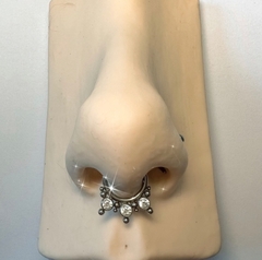 Argola Clicker Indiana Titânio (Daith | Septo)