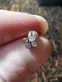 Labret Gota Zircônias (Piercing Orelha | Medusa) - comprar online