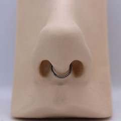 Argola Básica Clicker Titânio (Piercing Orelha | Septo)