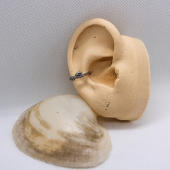 Argola Clicker Cobra Texturizada (Piercing Conch) na internet