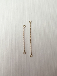 Corrente Piercing Elo Singapura Ouro Amarelo 18k - comprar online