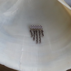Labret Chapa Texturizada Correntes (Orelha) - comprar online