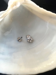 Labret Gota Zircônias (Piercing Orelha | Medusa) - loja online