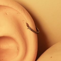Argola Clicker Textura Lateral (Piercing Helix | Cartilagem) na internet