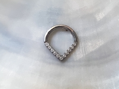 Argola Clicker Gota Cravejada (Septo | Daith)