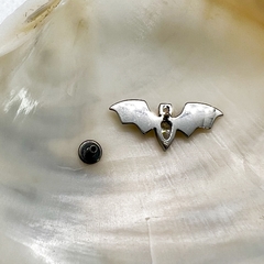 Labret Morcego Zircônia Branca (Piercing Orelha)