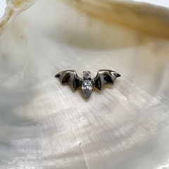 Labret Morcego Zircônia Branca (Piercing Orelha) na internet