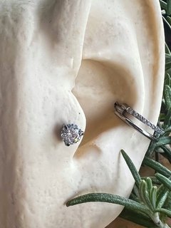 Argola Dupla Cravejada (Piercing Orelha | Conch)