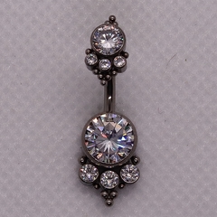 Piercing Umbigo Zircônia Cúbica - comprar online
