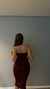 Vestido largo strapless Olivia - comprar online