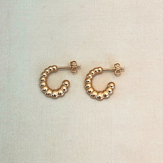 argola de bolinhas com pino