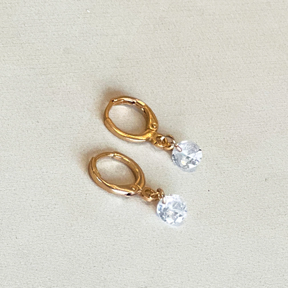 Argolinha com zircônia