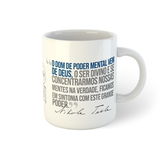 Nikola Tesla, o Gênio inventor | Caneca de porcelana - comprar online