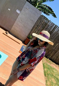 Saída de praia camisão modelo exclusivo na internet