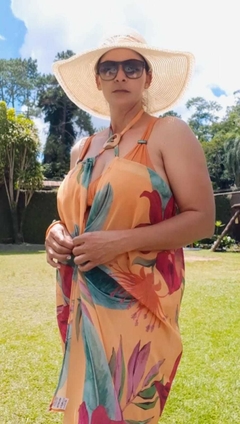 Canga versátil vc usa como saia e vestido - comprar online