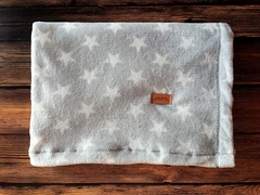Manta recibidora estrellas gris - comprar online