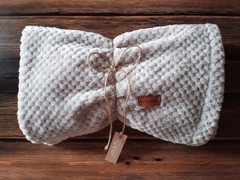 Manta polar soft gris