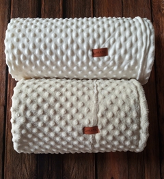 Frazada polar soft corderito blanco - Julsita