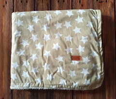 Frazada estrellas beige - comprar online