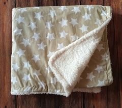 Frazada estrellas beige en internet