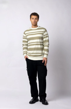 BUZO CAPPU RAYADO RUST - comprar online