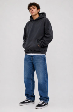 Jean Mom Nube Azul