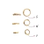 Kit Trio argolas torcido
