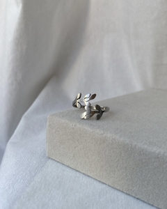 ANILLOS HOJITA DOBLE