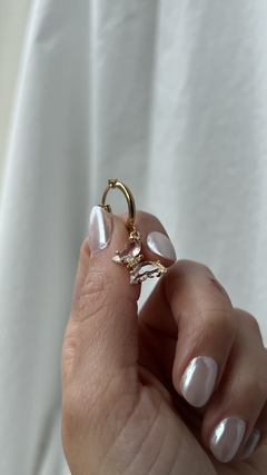 ARGOLLAS HELENA CRISTAL GOLD - CHLOE accesorios