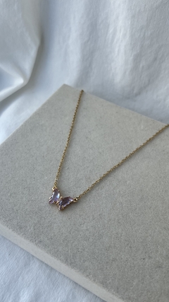 COLLAR HELENA LILA GOLD
