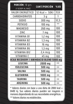 BCAA RECOVERY - NUTRILAB - comprar online