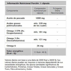 OMEGA 3 X 60 CAPS - GEONAT - comprar online