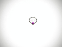 Piercing Argollita Bcr Strass Octogonal 1.2mm - comprar online